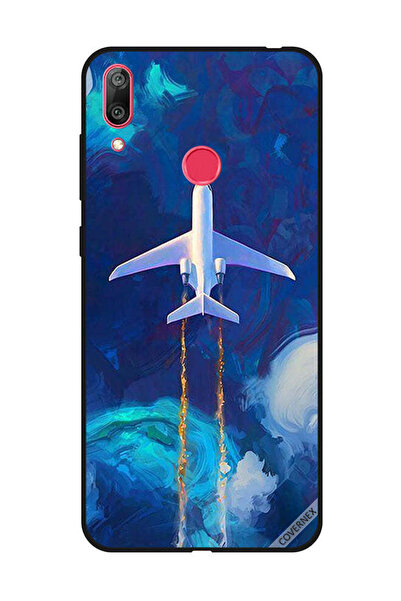 Covernex غطاء حماية لهاتف هواوي Y7 Prime 2019 - طائرة تحلق