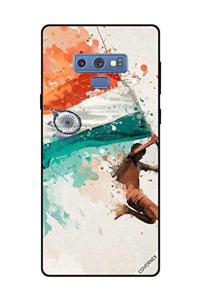 Covernex غطاء حماية لهاتف سامسونج جالكسي نوت 9 يحمل علم الهند أثناء الطيران