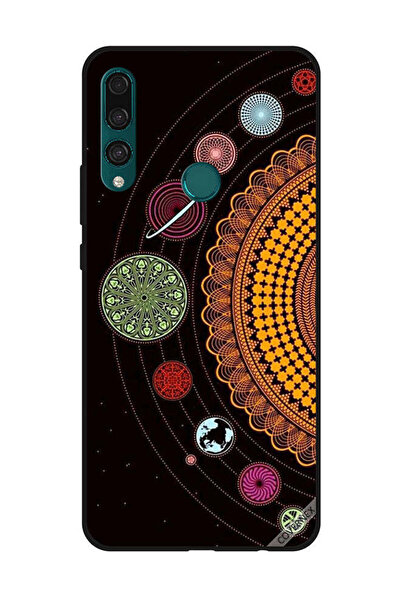 Covernex غطاء حماية لهاتف هواوي Y9 Prime 2019 - أشكال ماندالا الفضائية