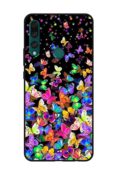 Covernex غطاء حماية لهاتف هواوي Y9 Prime 2019 - فراشات صغيرة متعددة الألوان