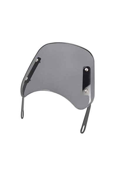 Choice3 Grey Motorcycle Windshield Wind Deflector Windscreen Universal for Ha...