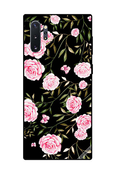 Covernex غطاء حماية لهاتف سامسونج جالكسي نوت 10 بلس، ورود وردية في باقات من ا...