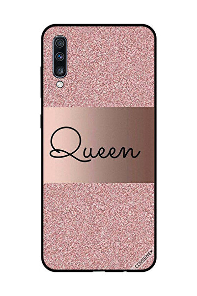 Covernex غطاء حماية لهاتف سامسونج جالاكسي A70 - كوين جليتر - بيج