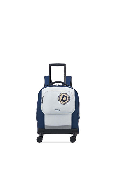 Delsey Back To School 2025 4DW Vertical Shoulder Bag Trolley Navy