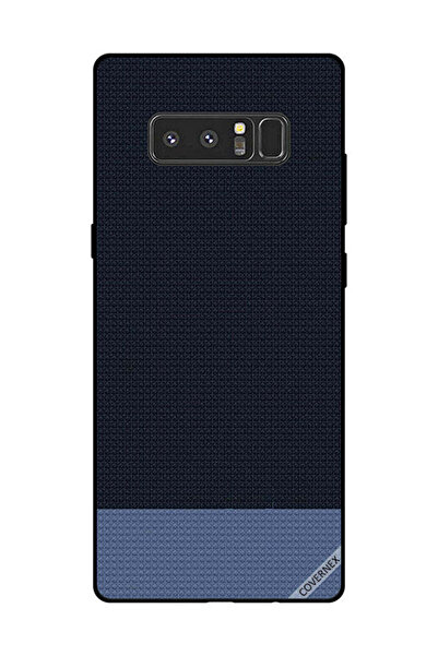 Covernex غطاء حماية لهاتف سامسونج جالاكسي نوت 8 بنقشة أشكال منقطة باللون الأزرق