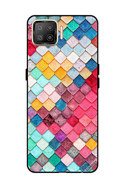 Covernex غطاء حماية لهاتف OPPO F17 بنمط مربع ماسي