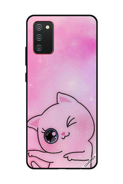 Covernex غطاء حماية لهاتف سامسونج جالاكسي A02s/F02s بتصميم قطة صغيرة