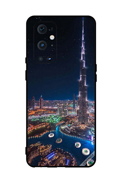 Covernex غطاء حماية لهاتف OnePlus 9 Pro منظر ليلي لوسط المدينة