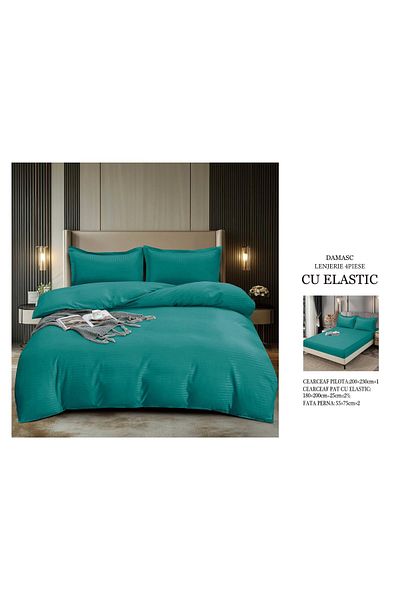 CHIRASO CHIRASO bedding set, DAMASK, ELASTIC sheet 180x200+25cm, Duvet sheet 200x230cm, 2 pillowcases