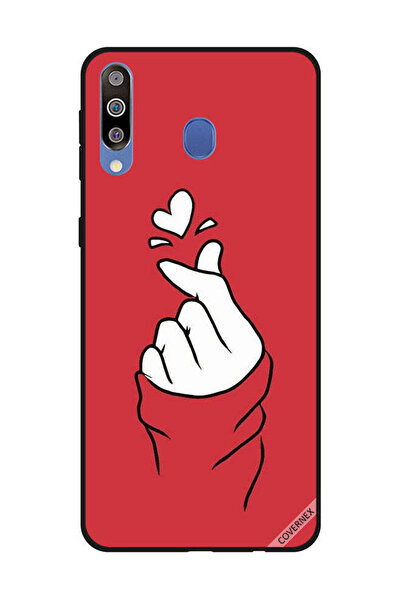 Covernex غطاء حماية لهاتف سامسونج جالاكسي M30 سناب لوف أحمر