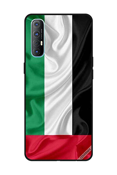 Covernex غطاء حماية لهاتف أوبو رينو 3 برو، قماش علم الإمارات العربية المتحدة