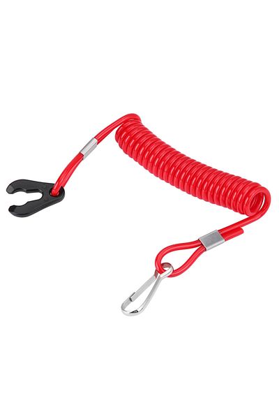 Choice Red Boat Engine Kill Stop Switch Emergency Stop Switch Safety Lanyard Rope Universal For Motorboat