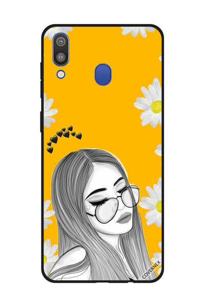 Covernex غطاء حماية لهاتف سامسونج جالاكسي M20 - فتاة أحلام النظارات