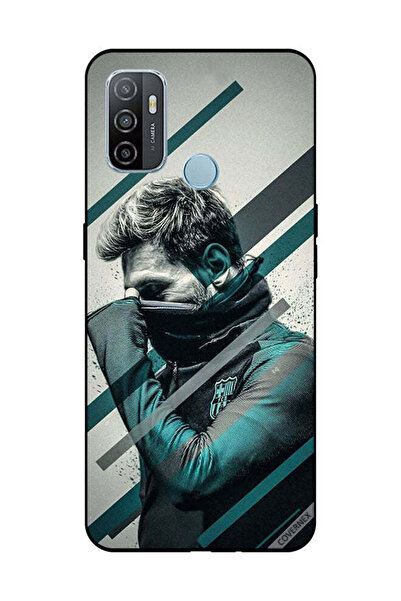 Covernex غطاء حماية لهاتف OPPO A53/A53S وجه ميسي المختبئ
