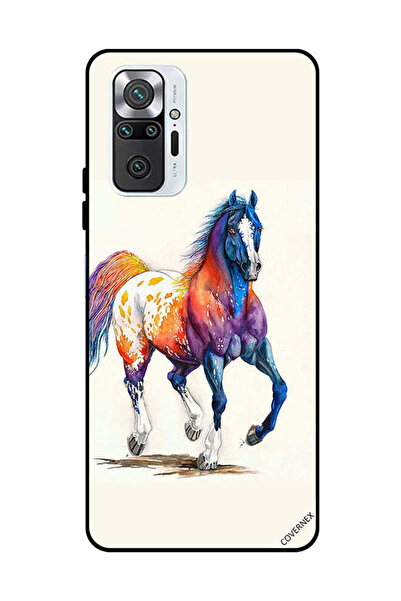 Covernex غطاء حماية لهاتف شاومي ريدمي نوت 10 برو 4G - حصان ملون