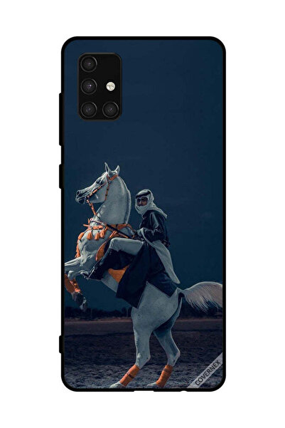 Covernex غطاء حماية لهاتف سامسونج جالاكسي A71 4G شاب على حصان