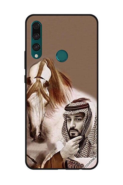 Covernex غطاء حماية لهاتف هواوي واي 9 برايم 2019 محمد بن سلمان أمام حصان