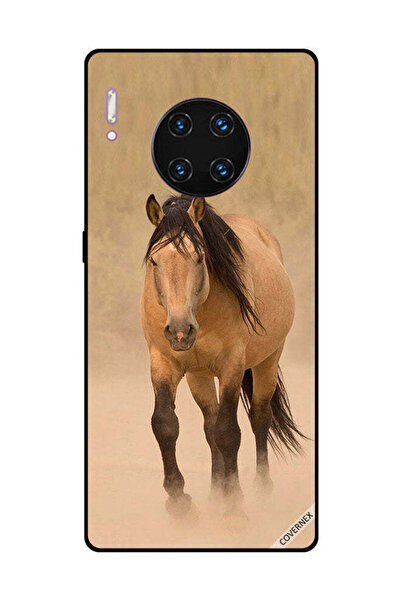 Covernex غطاء حماية لهاتف هواوي ميت 30 برو - سباق الخيل البني