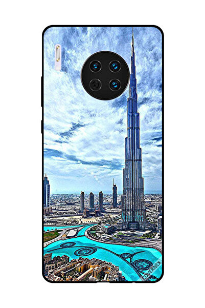 Covernex غطاء حماية لهاتف هواوي ميت 30 - برج خليفة - غيوم مؤثرة