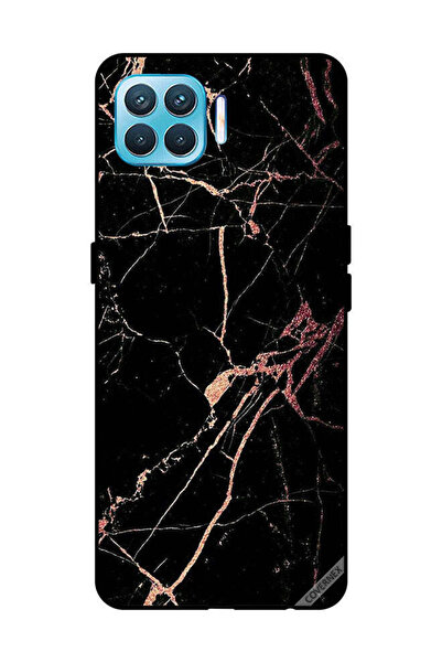 Covernex غطاء حماية لهاتف OPPO F17 Pro بنمط رخامي أسود