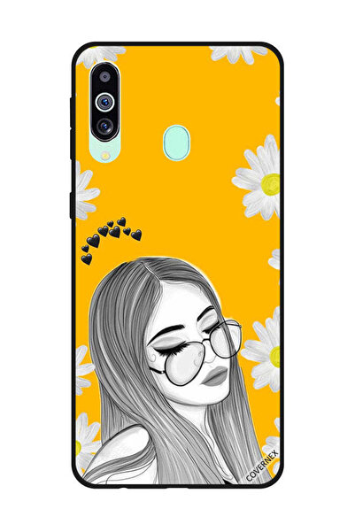 Covernex غطاء حماية لهاتف سامسونج جالاكسي M40/A60 - فتاة تحب خيالات النظارات