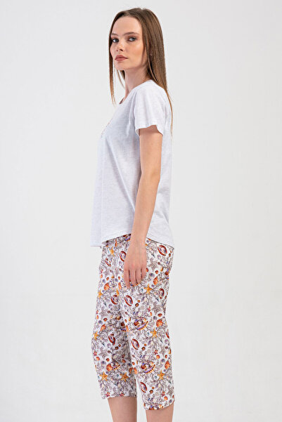 VİENETTA Γυναικείο κοντομάνικο κοστούμι πιτζάμες Capri, 409022