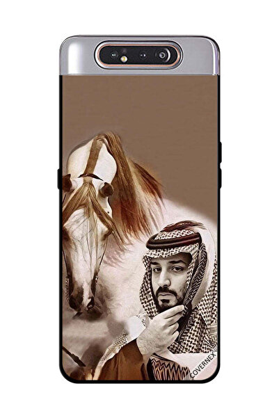 Covernex غطاء حماية لهاتف سامسونج جالكسي A80 محمد بن سلمان أمام حصان