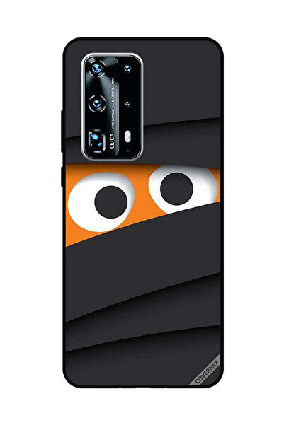 Covernex غطاء حماية لهاتف هواوي بي 40 برو بلس بطبعة عينين