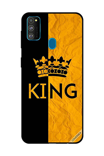 Covernex غطاء حماية لهاتف سامسونج جالاكسي M30s - أسود وأصفر