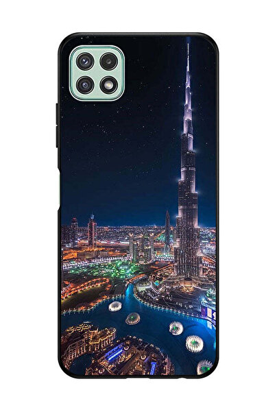 Covernex غطاء حماية لهاتف سامسونج جالاكسي A22 5G منظر ليلي لوسط المدينة