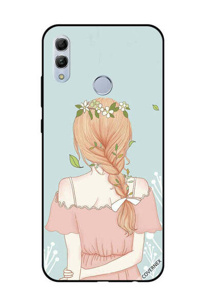 Covernex غطاء حماية لهاتف Honor 10 Lite بطبعة فتاة واقفة لطيفة
