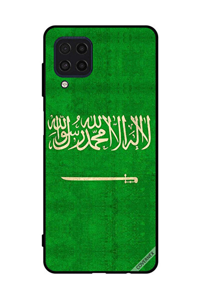 Covernex غطاء حماية لهاتف سامسونج جالاكسي F22 4G بعلم المملكة العربية السعودي...