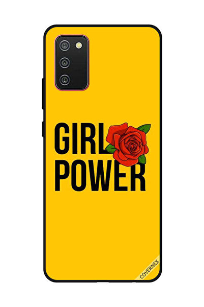 Covernex غطاء حماية لهاتف سامسونج جالاكسي A02s/F02s - لون أصفر باور جيرل