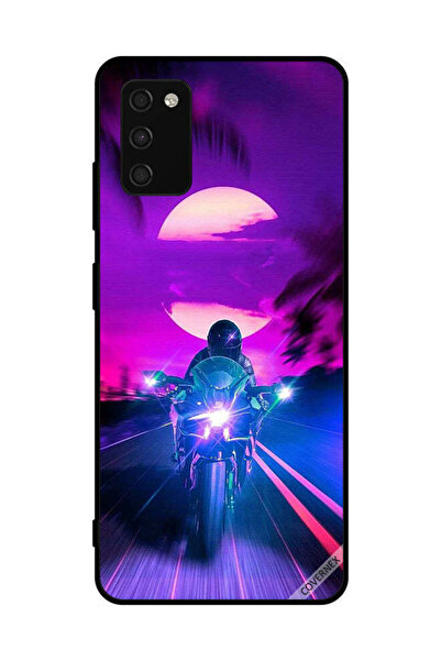 Covernex غطاء حماية لهاتف سامسونج جالاكسي A03s 4G راكب الدراجة النارية يترك ا...