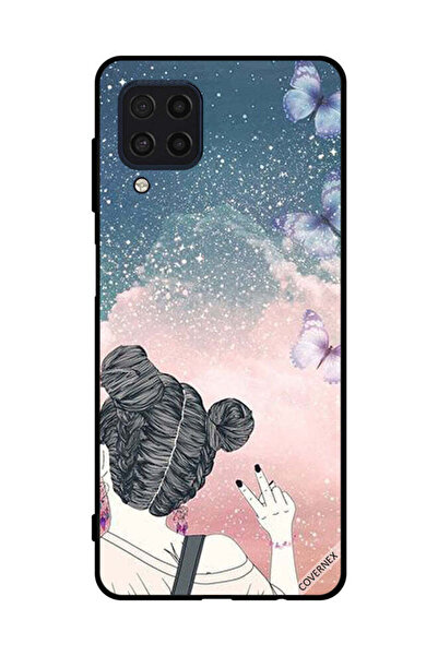 Covernex غطاء حماية لهاتف سامسونج جالاكسي F22 4G فتاة تصنع علامة النصر