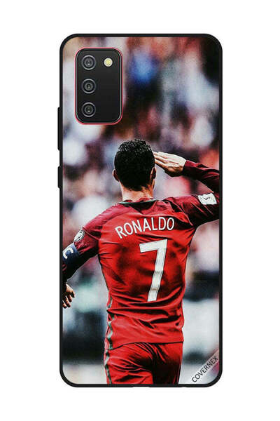 Covernex غطاء حماية لهاتف سامسونج جالاكسي A02s/F02s رونالدو تحية للجمهور