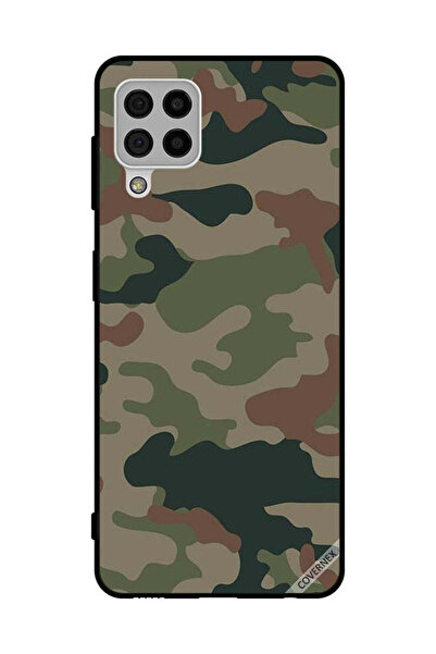 Covernex غطاء حماية لهاتف سامسونج جالاكسي A22 4G بنمط مموه باللونين الأخضر وا...