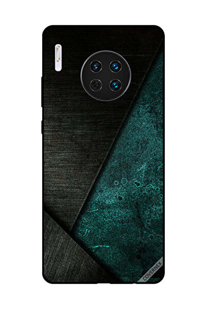 Covernex غطاء حماية لهاتف هواوي ميت 30 بنمط أسود وأخضر غامق
