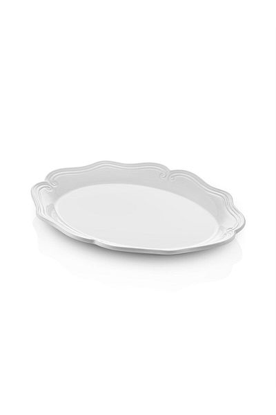 The Mia Grande Serving Plate White 41X32 cm Grd0008