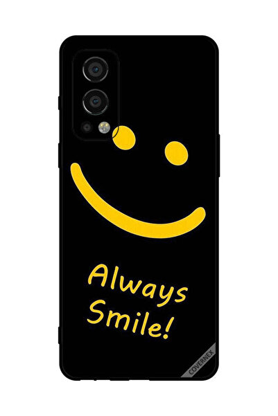 Covernex غطاء حماية لهاتف OnePlus Nord 2 5G، لون أصفر مبتسم دائمًا