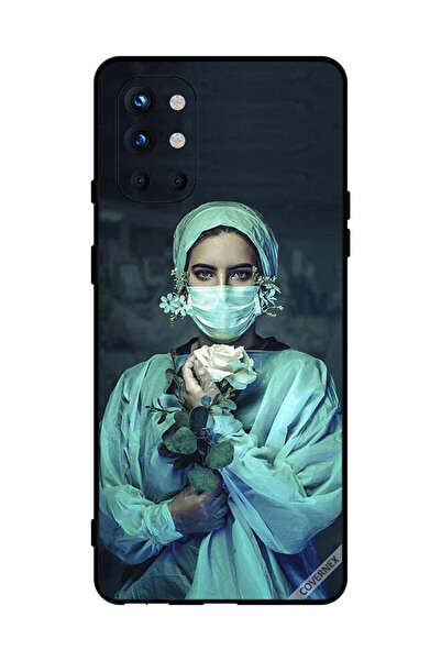 Covernex غطاء حماية لهاتف OnePlus 9R ممرضة تحمل زهرة
