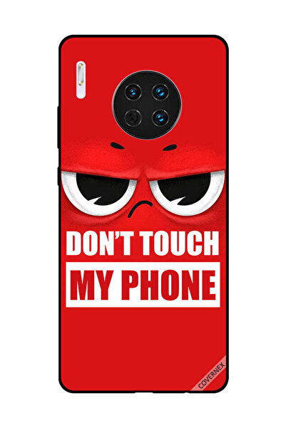 Covernex غطاء حماية لهاتف هواوي ميت 30 - لا تلمس هاتفي - أحمر