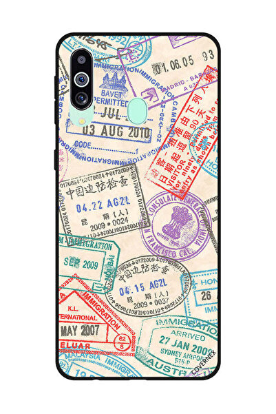 Covernex غطاء حماية لهاتف سامسونج جالاكسي M40/A60، طوابع سفر