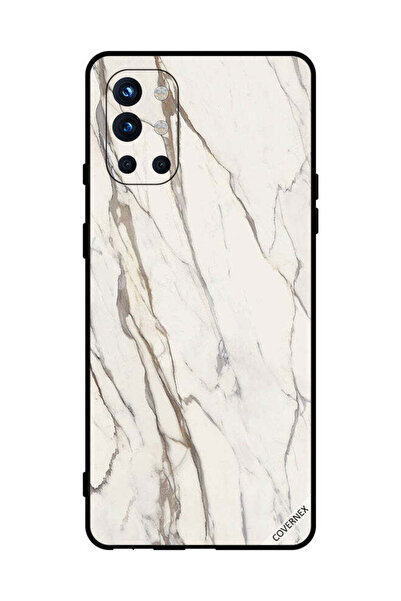 Covernex غطاء حماية لهاتف OnePlus 9R بنمط رخامي أبيض متشقق