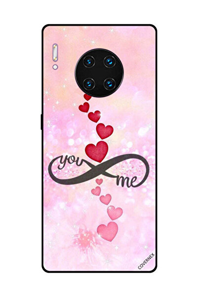 Covernex غطاء حماية لهاتف هواوي ميت 30 برو - قلوب حمراء ووردية - يو إنفينيتي مي