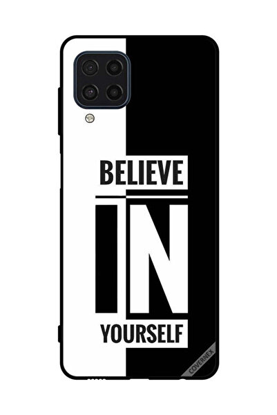 Covernex غطاء حماية لهاتف سامسونج جالاكسي M22 4G ثق بنفسك باللونين الأبيض وال...