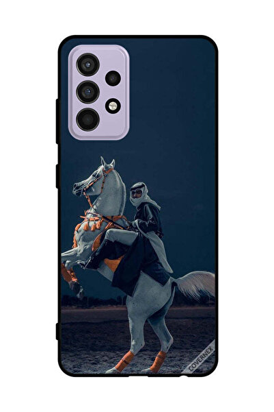 Covernex غطاء حماية لهاتف سامسونج جالاكسي A52s 5G، شاب على حصان