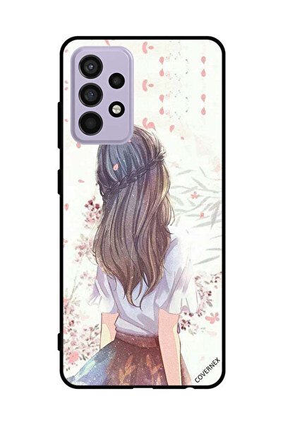 Covernex غطاء حماية لهاتف سامسونج جالاكسي A52s 5G فتاة لطيفة في تفكير عميق