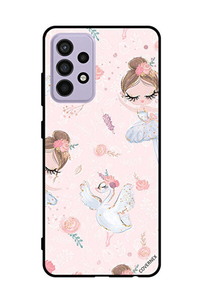 Covernex غطاء حماية لهاتف سامسونج جالاكسي A52s 5G - فتاة وزهور