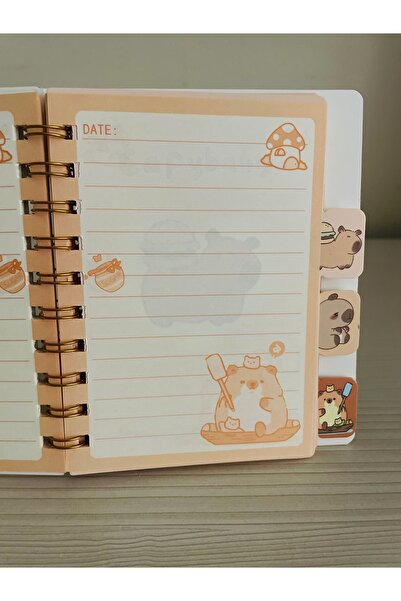 My Easy Shop Children's Notepad Loved Capybaby Ring Binder Notepad